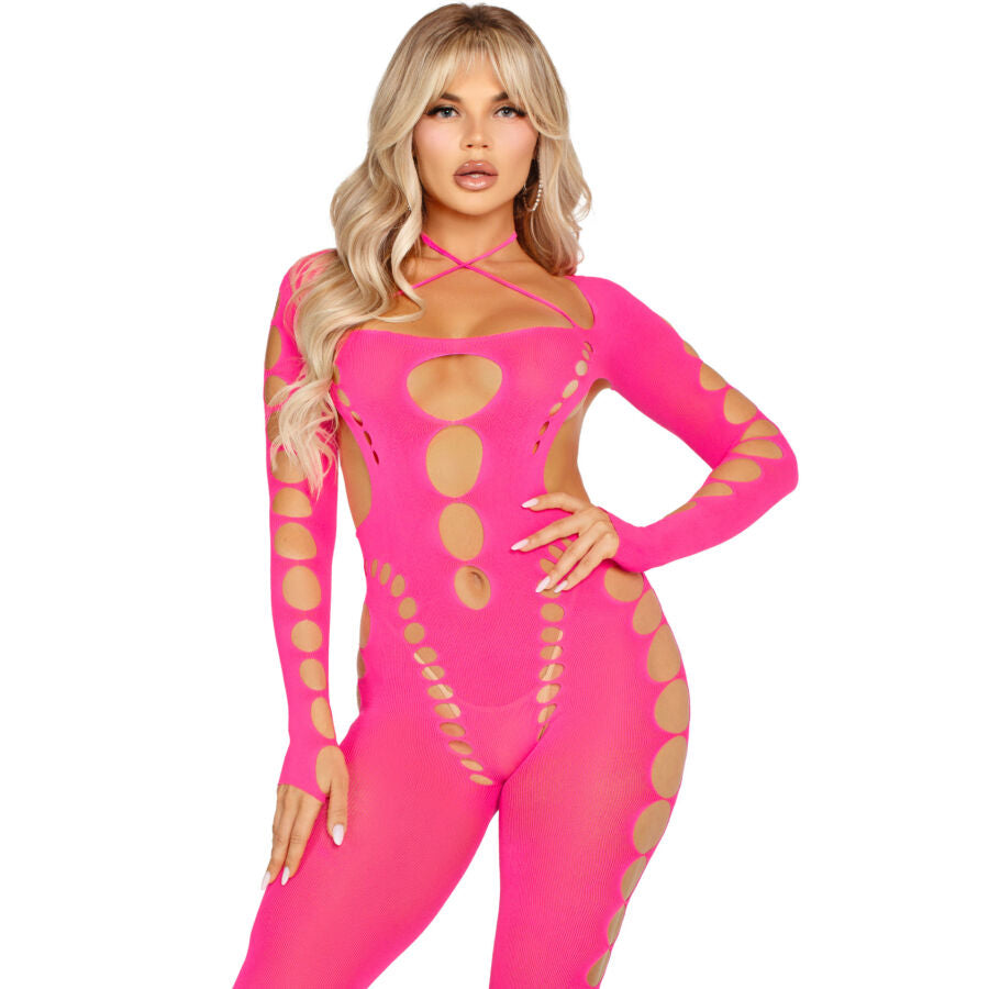 LEG AVENUE - BODYSTOCKING ROSA SCHIENA APERTA TAGLIA UNICA – Bodystocking – foto 4