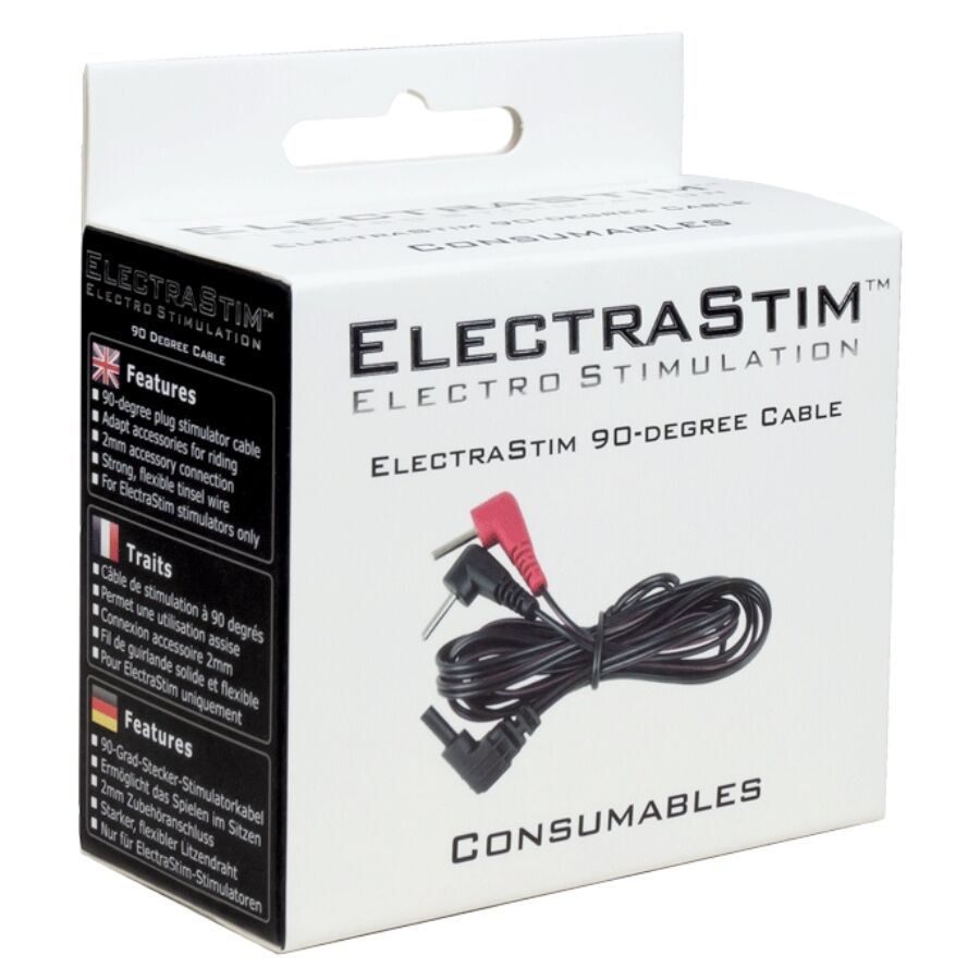 ELECTRASTIM - CAVI STIMOLATORI A 90 GRADI – Elettrostimolazione BDSM – foto 7