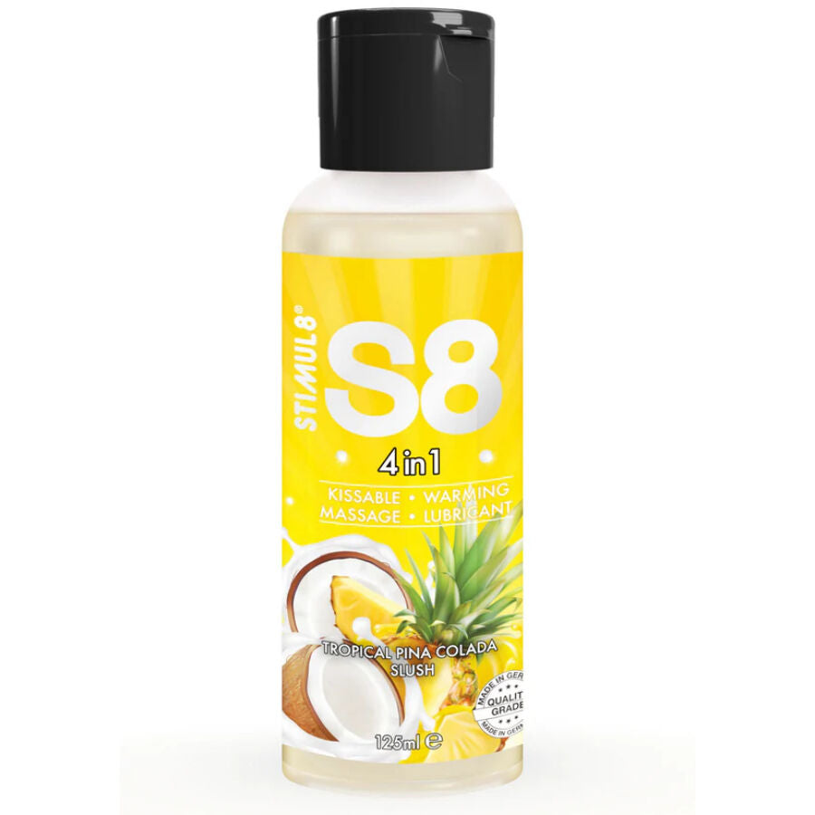 STIMUL8 - S8 LUBRIFICANTE 4 IN 1 PER DESSERT PINA COLADA 125 ML – Con sapori deliziosi