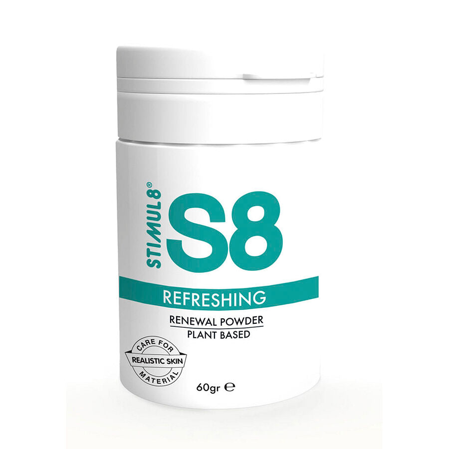 STIMUL8 - S8 POLVERE RINNOVATRICE NATURALE RINFRESCANTE 60 GR – Articoli di manutenzione