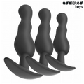 ADDICTED TOYS - SET DI 3 TAPPI ANALI MODELLO 1 – Tappi anali