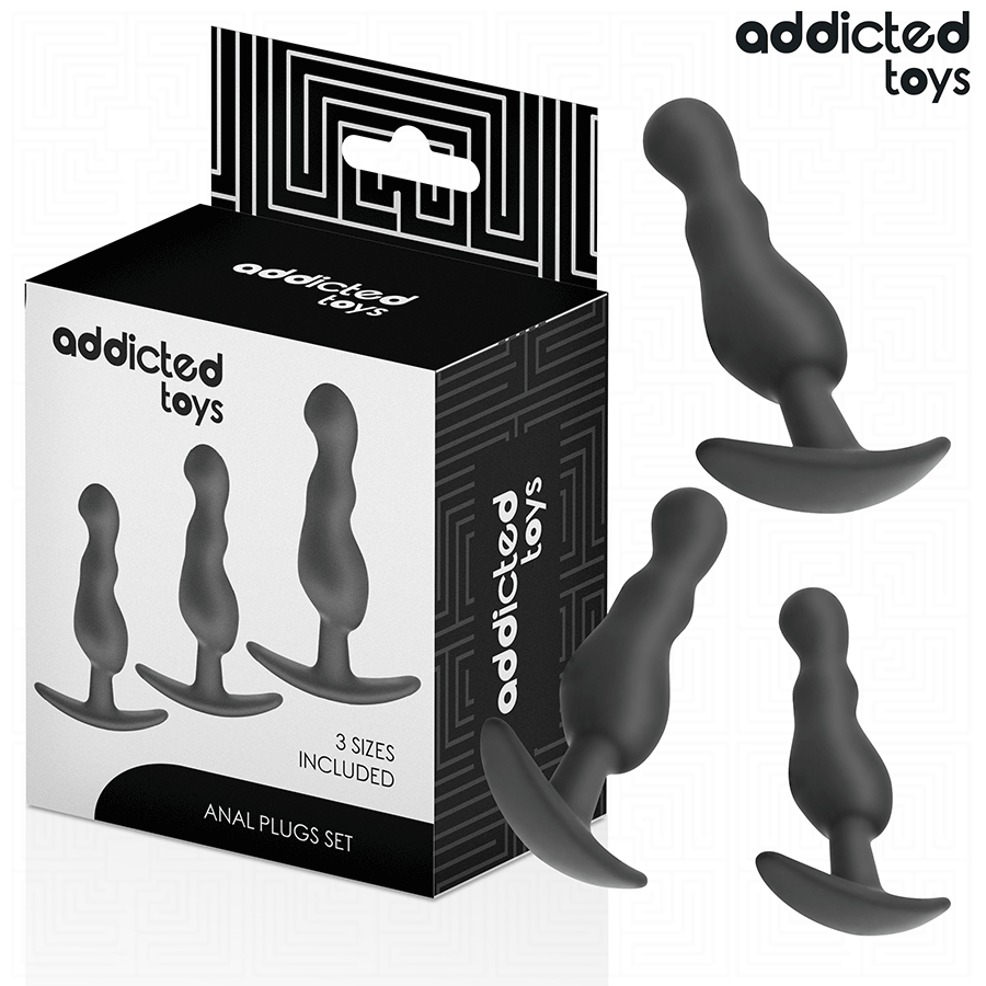 ADDICTED TOYS - SET DI 3 TAPPI ANALI MODELLO 1 – Tappi anali – foto 2