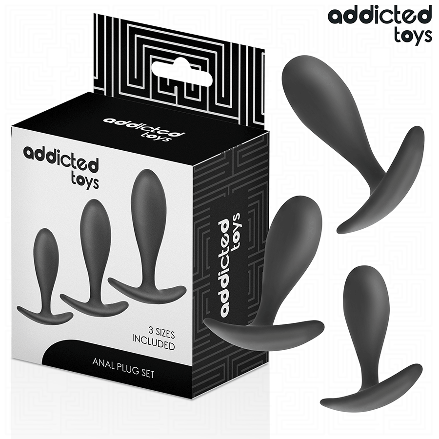 ADDICTED TOYS - SET DI 3 TAPPI ANALI MODELLO 2 – Tappi anali – foto 2