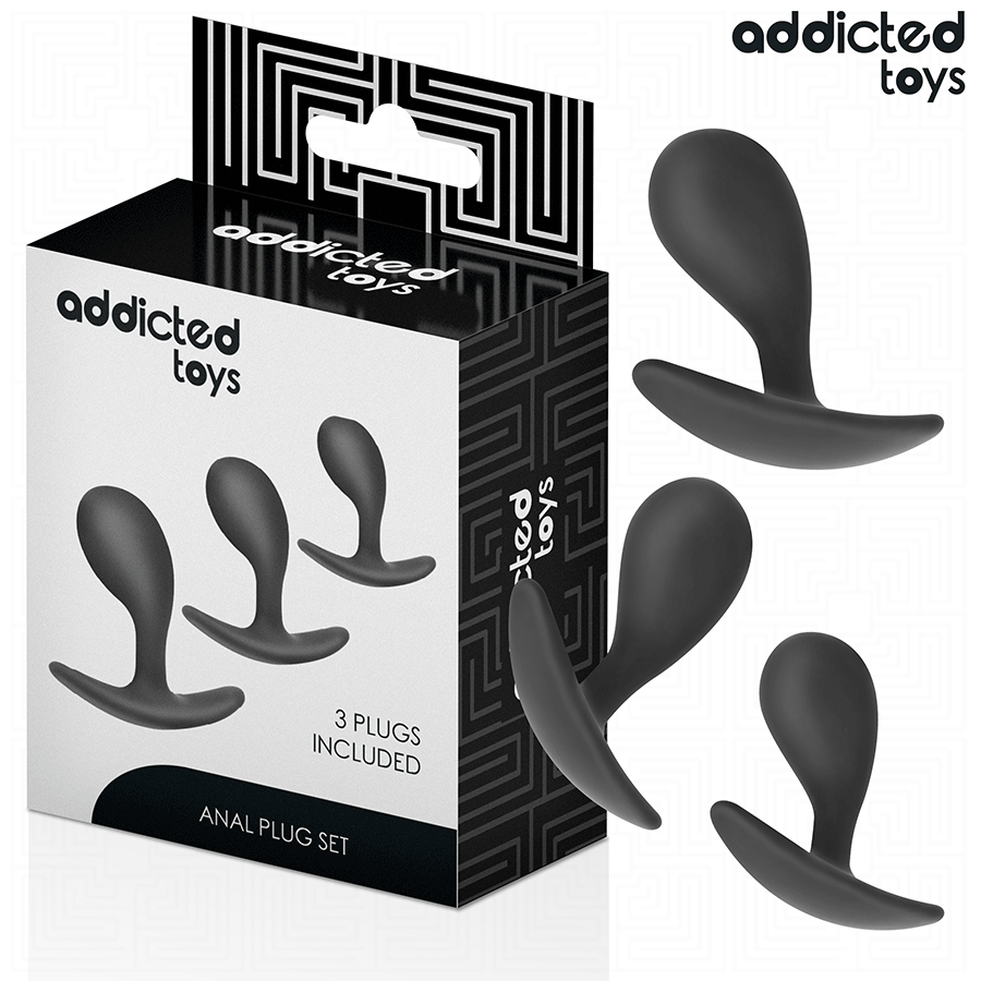 ADDICTED TOYS - SET DI 3 TAPPI ANALI MODELLO 3 – Tappi anali – foto 2
