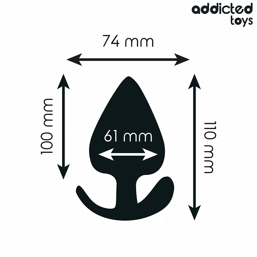 ADDICTED TOYS - TAPPO ANALE TAGLIA XXL 11 CM – Tappi anali – foto 4