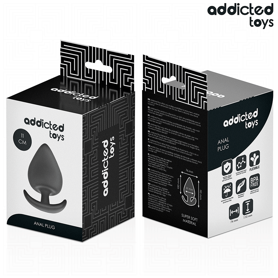 ADDICTED TOYS - TAPPO ANALE TAGLIA XXL 11 CM – Tappi anali – foto 7