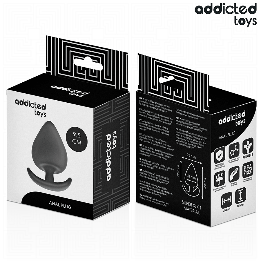 ADDICTED TOYS - TAPPO ANALE TAGLIA XL 9.5 CM – Tappi anali – foto 7