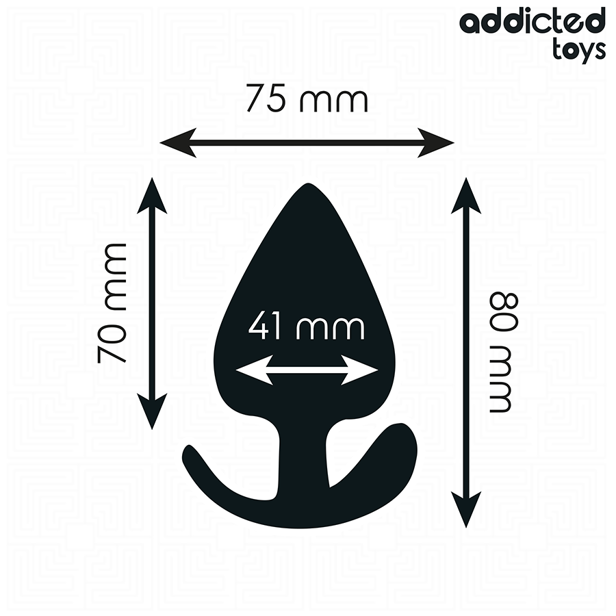 ADDICTED TOYS - TAPPO ANALE TAGLIA L 8 CM – Tappi anali – foto 4