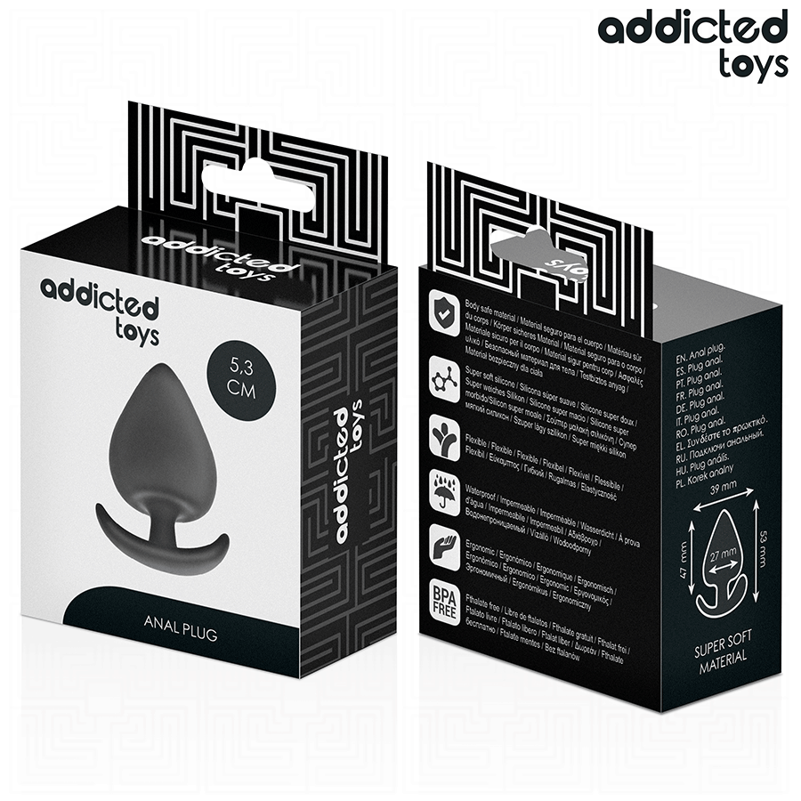 ADDICTED TOYS - TAPPO ANALE TAGLIA S 5,3 CM – Tappi anali – foto 7