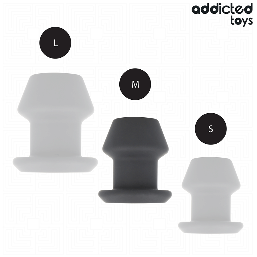 ADDICTED TOYS - EXTREME HOLLOW ANAL PLUG TAGLIA M 8,7 CM – Tappi anali – foto 5