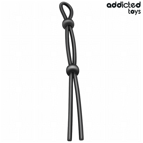ADDICTED TOYS - CORDA IN SILICONE PER IL PENE A DOPPIO ANELLO – Cockring senza vibrazione