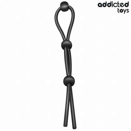 ADDICTED TOYS - CORDA IN SILICONE PER IL PENE A TRIPLO ANELLO – Cockring senza vibrazione