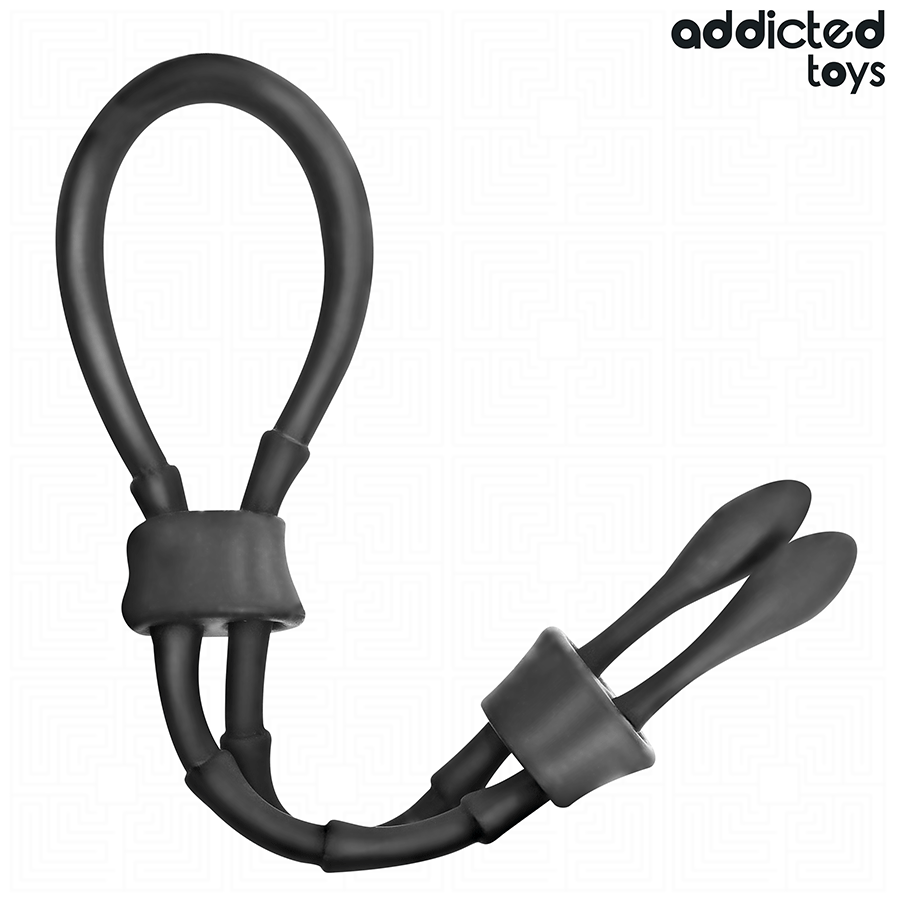 ADDICTED TOYS - CORDA IN SILICONE REGOLABILE PER IL PENE – Cockring senza vibrazione