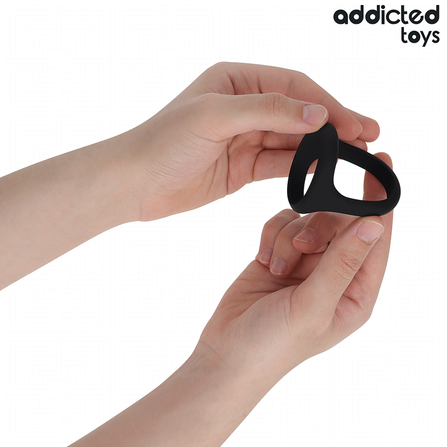ADDICTED TOYS - ANELLO PER PENE TRIPLO SPESSO – Cockring senza vibrazione – foto 3
