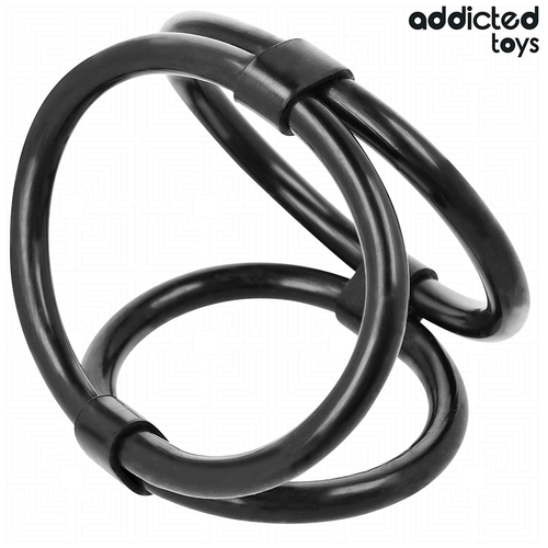 ADDICTED TOYS - ANELLO PER PENE TRIPLO – Cockring senza vibrazione