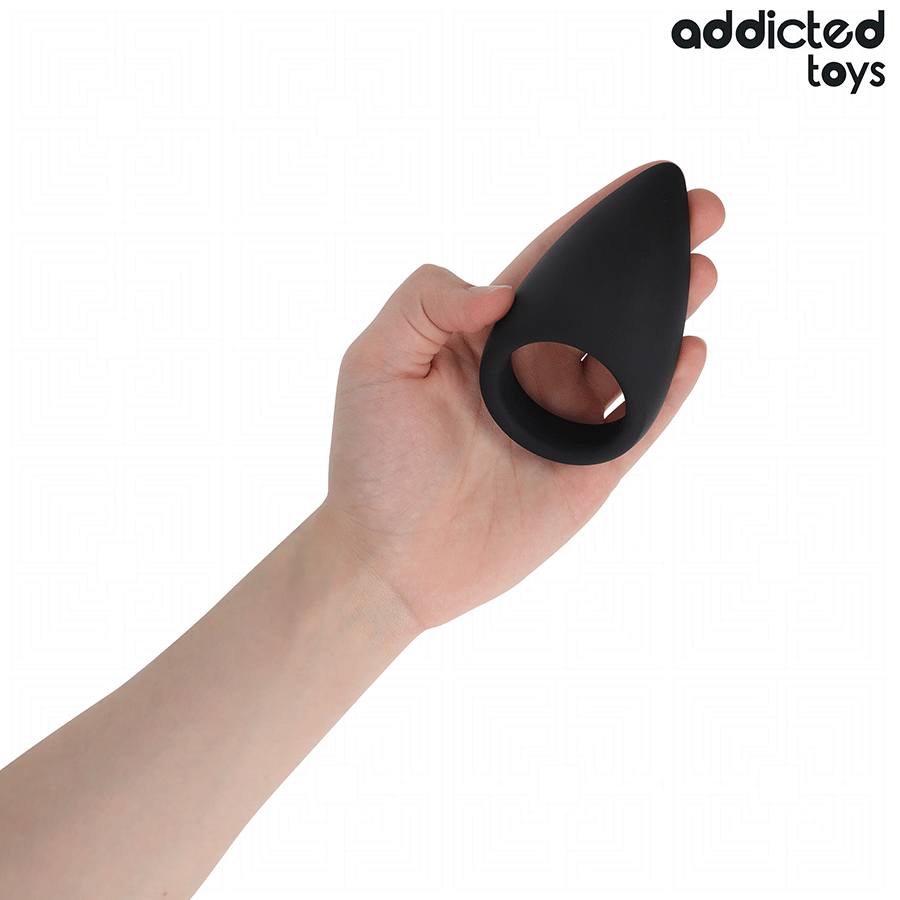 ADDICTED TOYS - ANELLO PER PENE A FORMA DI LACRIMA – Cockring senza vibrazione – foto 6