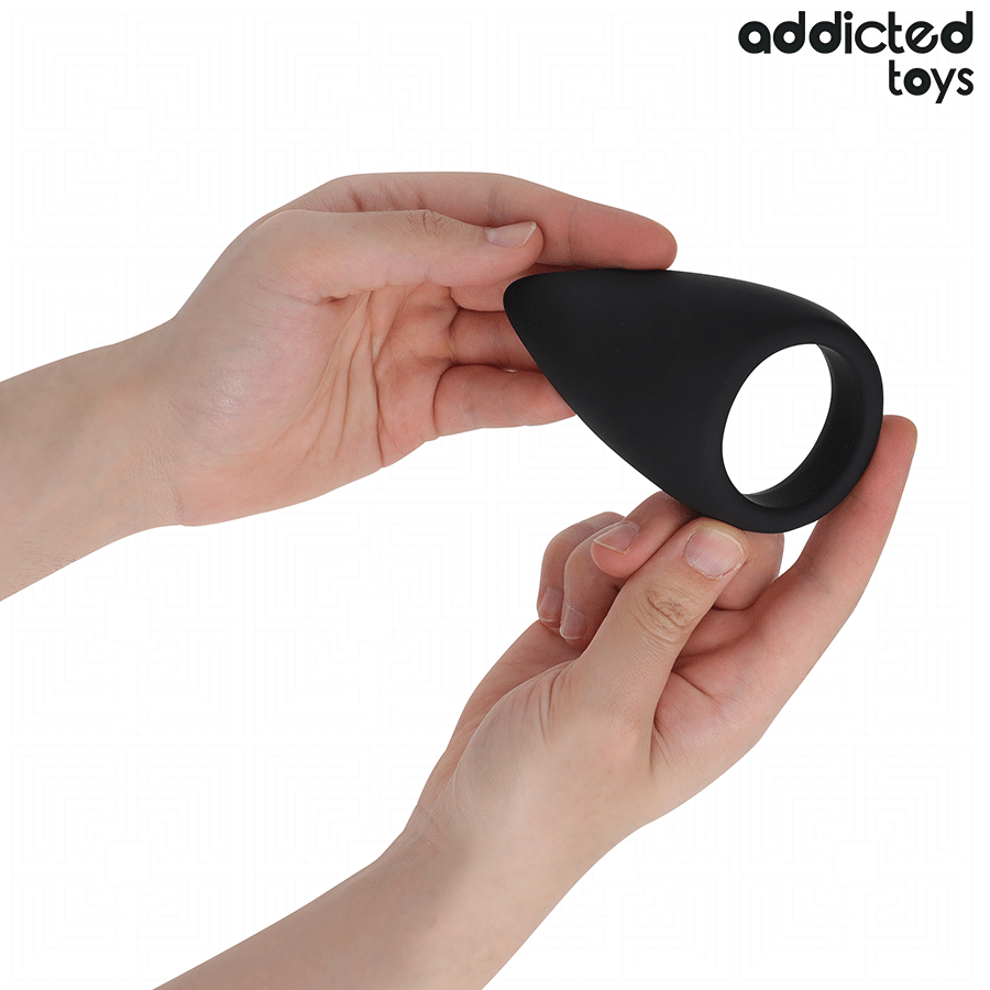 ADDICTED TOYS - ANELLO PER PENE A FORMA DI LACRIMA – Cockring senza vibrazione – foto 3
