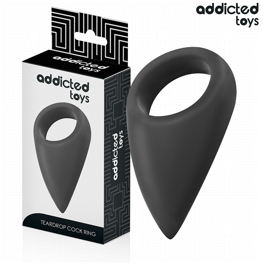ADDICTED TOYS - ANELLO PER PENE A FORMA DI LACRIMA – Cockring senza vibrazione – foto 2