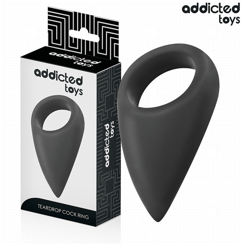 ADDICTED TOYS - ANELLO PER PENE A FORMA DI LACRIMA – Cockring senza vibrazione – foto 2