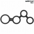 ADDICTED TOYS - ANELLO PER PENE CON DIVISORI PER TESTICOLI – Cockring senza vibrazione