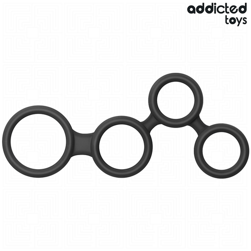ADDICTED TOYS - ANELLO PER PENE CON DIVISORI PER TESTICOLI – Cockring senza vibrazione