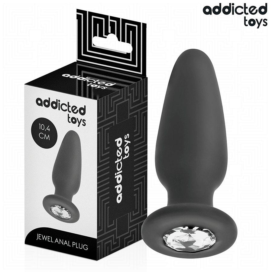 ADDICTED TOYS - PLUG ANALE CON GIOIELLO TAGLIA M 10,4 CM – Tappi anali