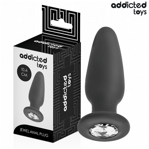 ADDICTED TOYS - PLUG ANALE CON GIOIELLO TAGLIA M 10,4 CM – Tappi anali