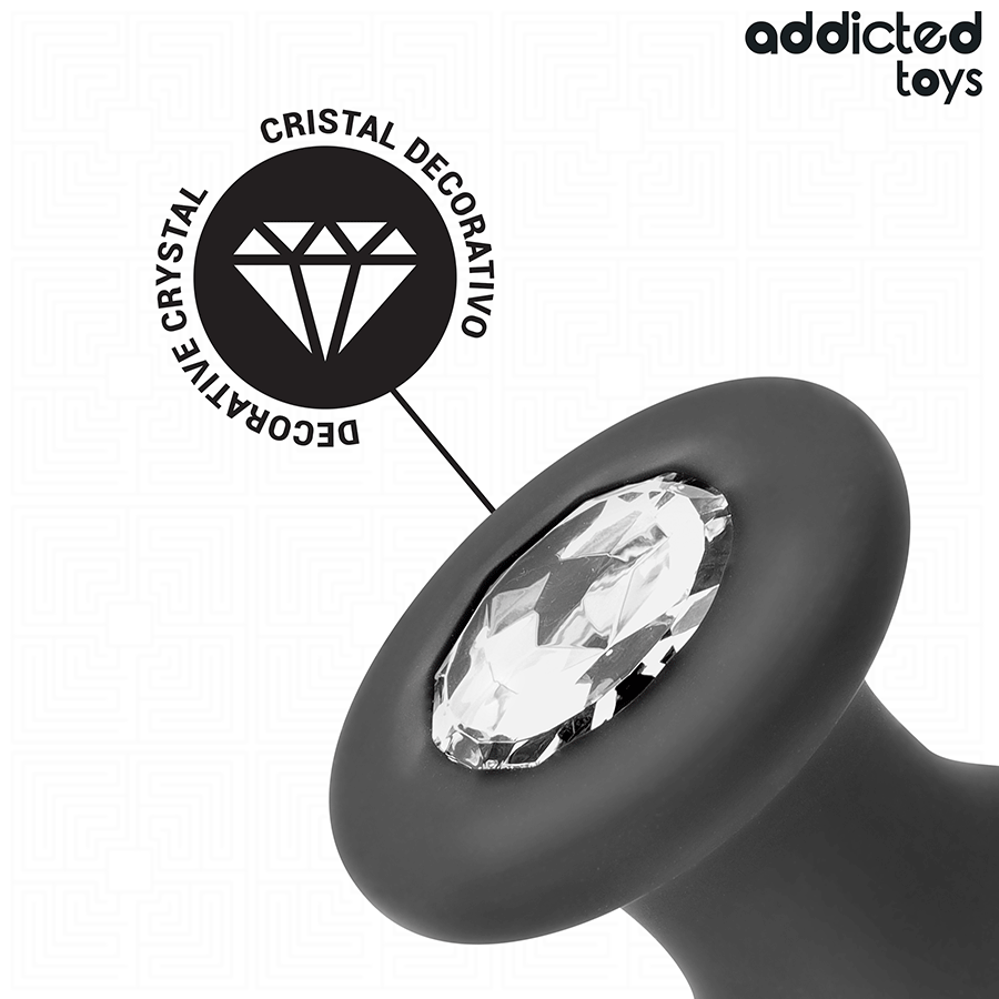 ADDICTED TOYS - PLUG ANALE CON GIOIELLO TAGLIA L 12,6 CM – Tappi anali – foto 3