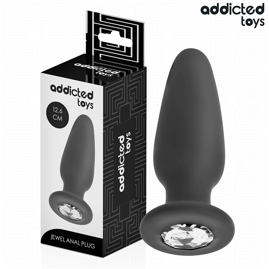 ADDICTED TOYS - PLUG ANALE CON GIOIELLO TAGLIA L 12,6 CM – Tappi anali