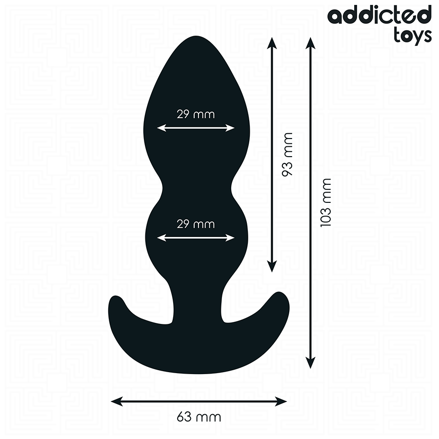 ADDICTED TOYS - TAPPO ANALE TAGLIA S 10,3 CM – Tappi anali – foto 4