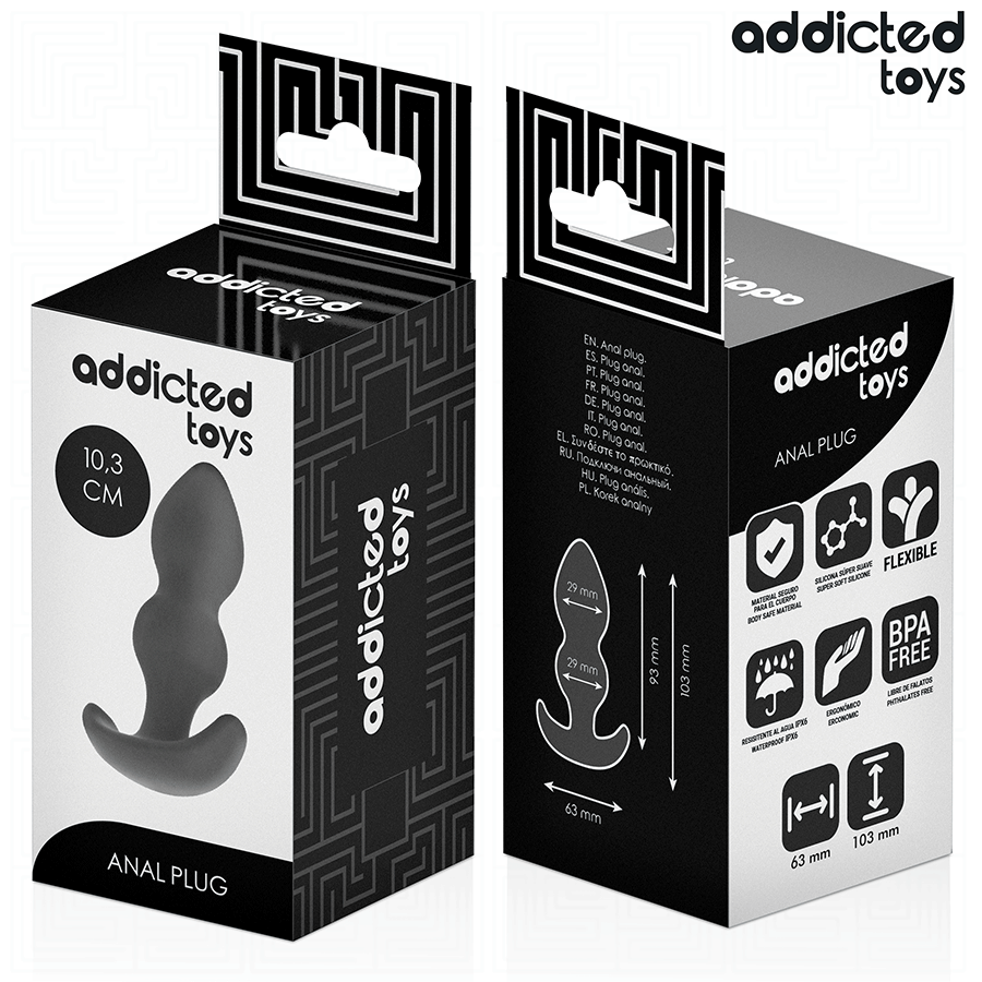 ADDICTED TOYS - TAPPO ANALE TAGLIA S 10,3 CM – Tappi anali – foto 7