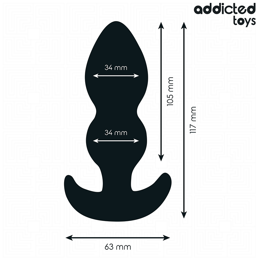 ADDICTED TOYS - TAPPO ANALE TAGLIA L 11,7 CM – Tappi anali – foto 4