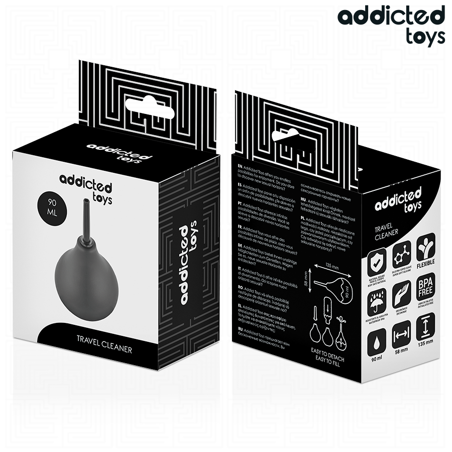 ADDICTED TOYS - DETERGENTE ANALE DA VIAGGIO TAGLIA S 90 ML – Doccia anale – foto 7