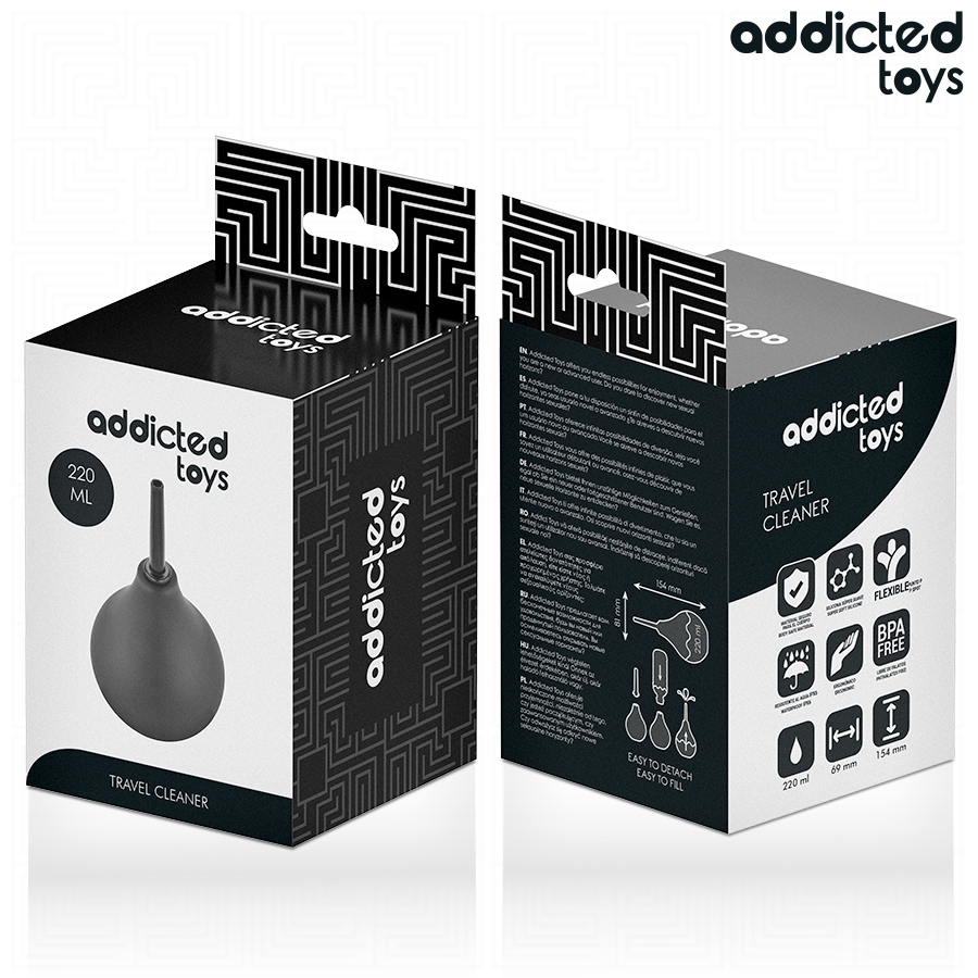 ADDICTED TOYS - DETERGENTE ANALE DA VIAGGIO TAGLIA L 220 ML – Doccia anale – foto 7