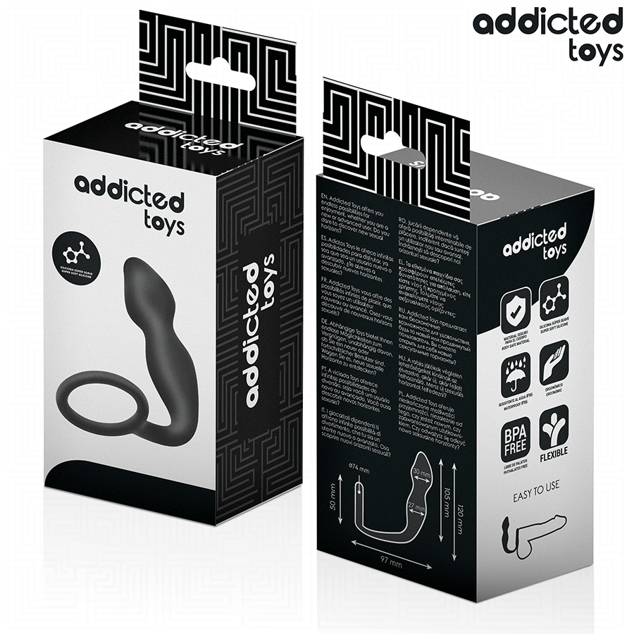 ADDICTED TOYS - PLUG ANALE CON ANELLO MODELLO 2 – Tappi anali – foto 6