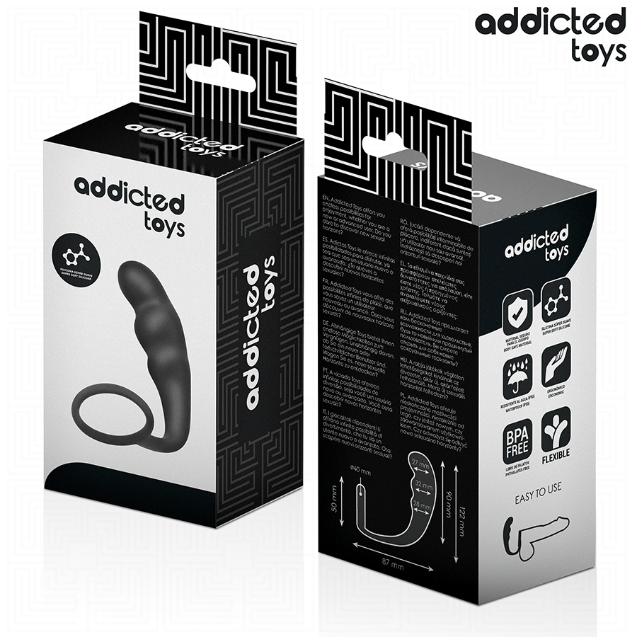 ADDICTED TOYS - PLUG ANALE CON ANELLO MODELLO 4 – Tappi anali – foto 6