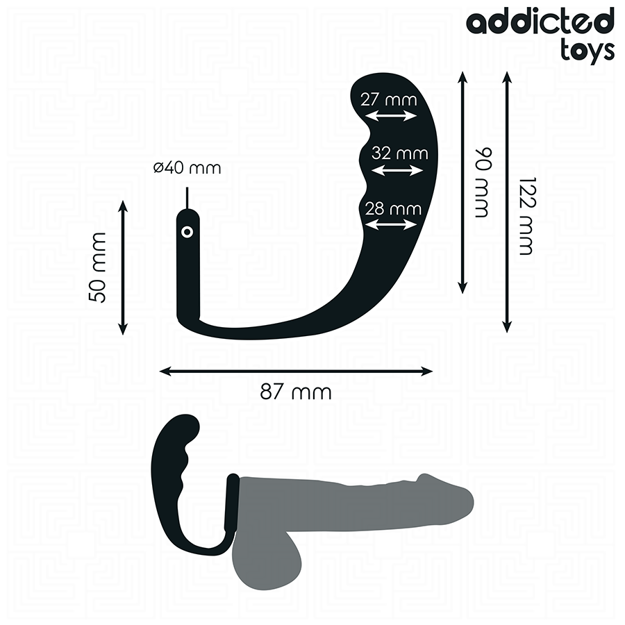 ADDICTED TOYS - PLUG ANALE CON ANELLO MODELLO 4 – Tappi anali – foto 4