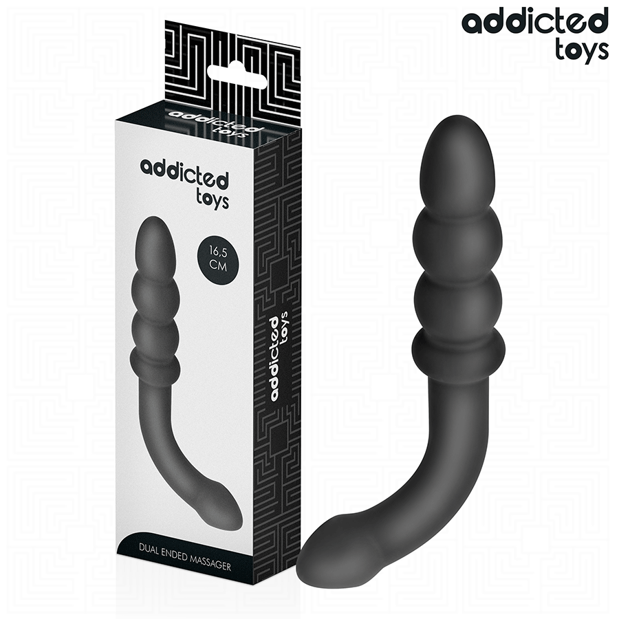 ADDICTED TOYS - MASSAGGIATORE DOPPIO 16,5 CM – Tappi anali – foto 2