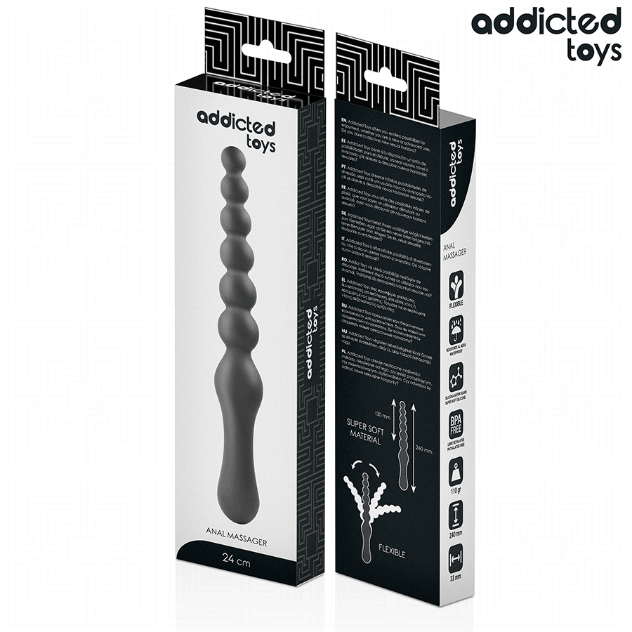 ADDICTED TOYS - MASSAGGIATORE ANALE 24 CM – Tappi anali – foto 6