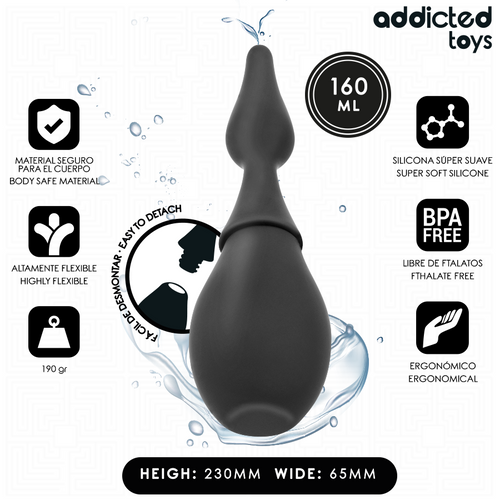 ADDICTED TOYS - DETERGENTE DA VIAGGIO MODELLO 1 – Doccia anale