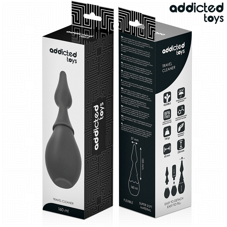 ADDICTED TOYS - DETERGENTE DA VIAGGIO MODELLO 1 – Doccia anale – foto 7