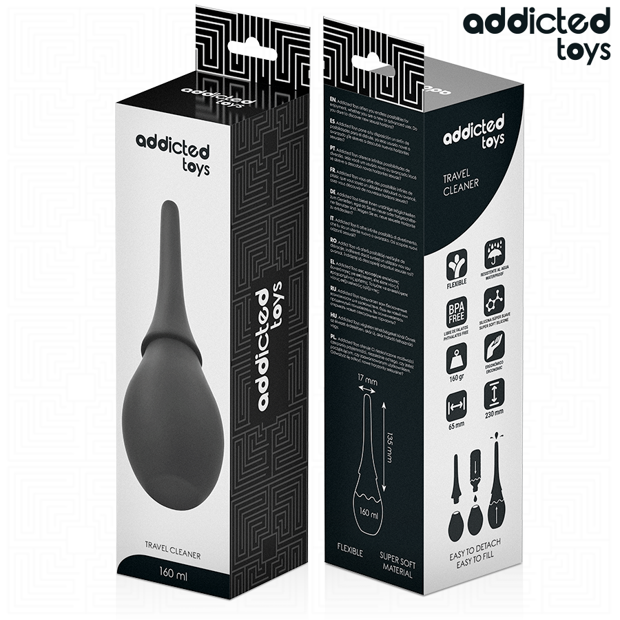 ADDICTED TOYS - DETERGENTE DA VIAGGIO MODELLO 3 – Doccia anale – foto 7