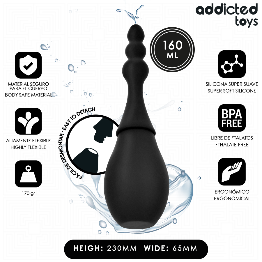 ADDICTED TOYS - DETERGENTE DA VIAGGIO MODELLO 4 – Doccia anale