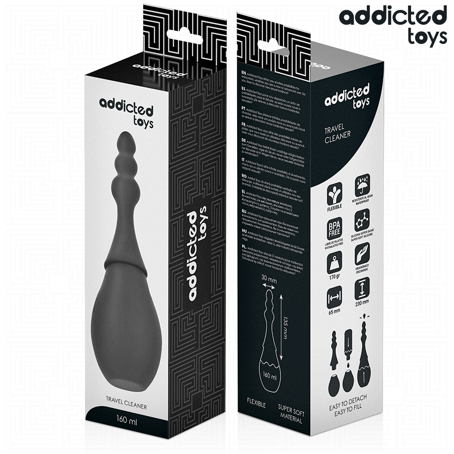 ADDICTED TOYS - DETERGENTE DA VIAGGIO MODELLO 4 – Doccia anale – foto 7