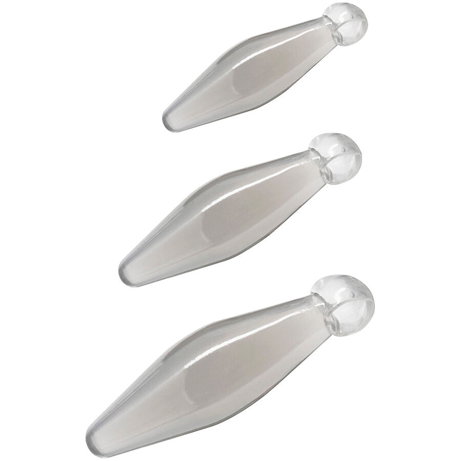 TOYJOY - GIOCO ANALE FINGER RIMMER 3 PEZZI TRASPARENTE – Perline anali