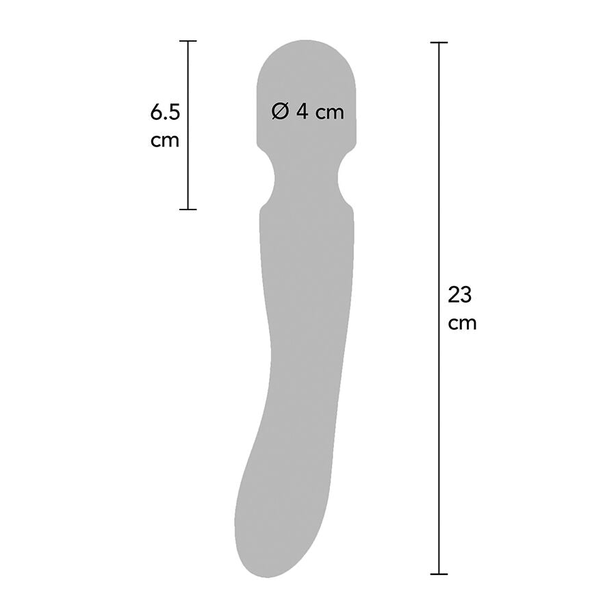 TOYJOY - BACCHETTA MASSAGGIATRICE ZENITH LIGHT NERA – Vibratore WAND – foto 3