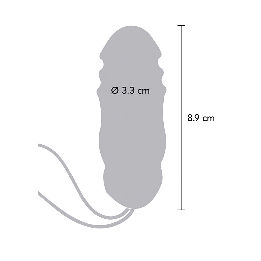 TOYJOY - VIBRATORE FUCSIA HAPPINESS SUNN SIDE UP AND DOWN CON TELECOMANDO – Telecomando – foto 6