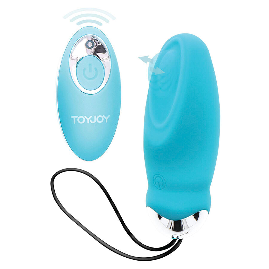 TOYJOY - VIBRATORE HAPPINESS SONO COSÌ EGGCITED CON TELECOMANDO BLU – Telecomando