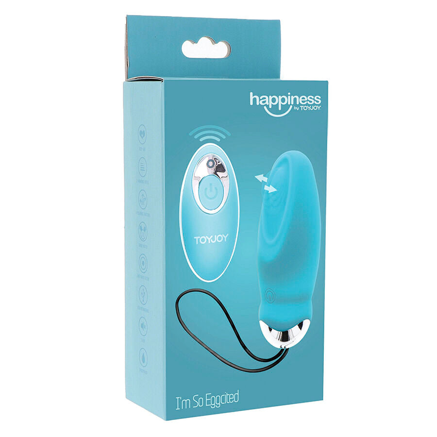 TOYJOY - VIBRATORE HAPPINESS SONO COSÌ EGGCITED CON TELECOMANDO BLU – Telecomando – foto 7