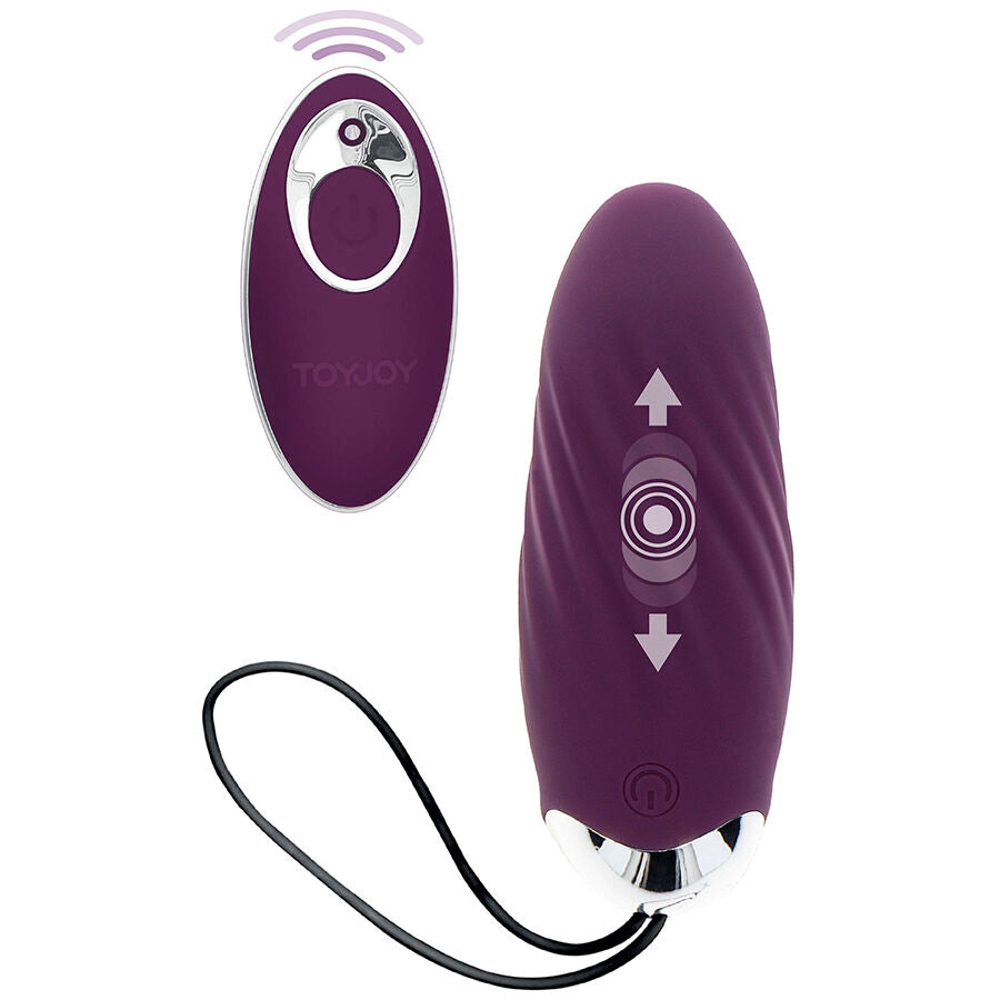 TOYJOY - FELICITÀ KNOCK KNOCK EGGSTAVAGANT VIBRATORE TELECOMANDO VIOLA – Telecomando